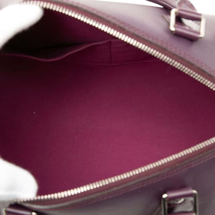 Louis Vuitton Epi Speedy 35 Purple Leather Very good condition - Model View