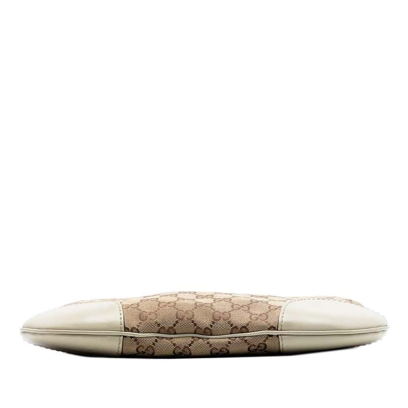 Gucci GG Canvas Web Mayfair Crossbody Beige Canvas Very good condition - Inside View