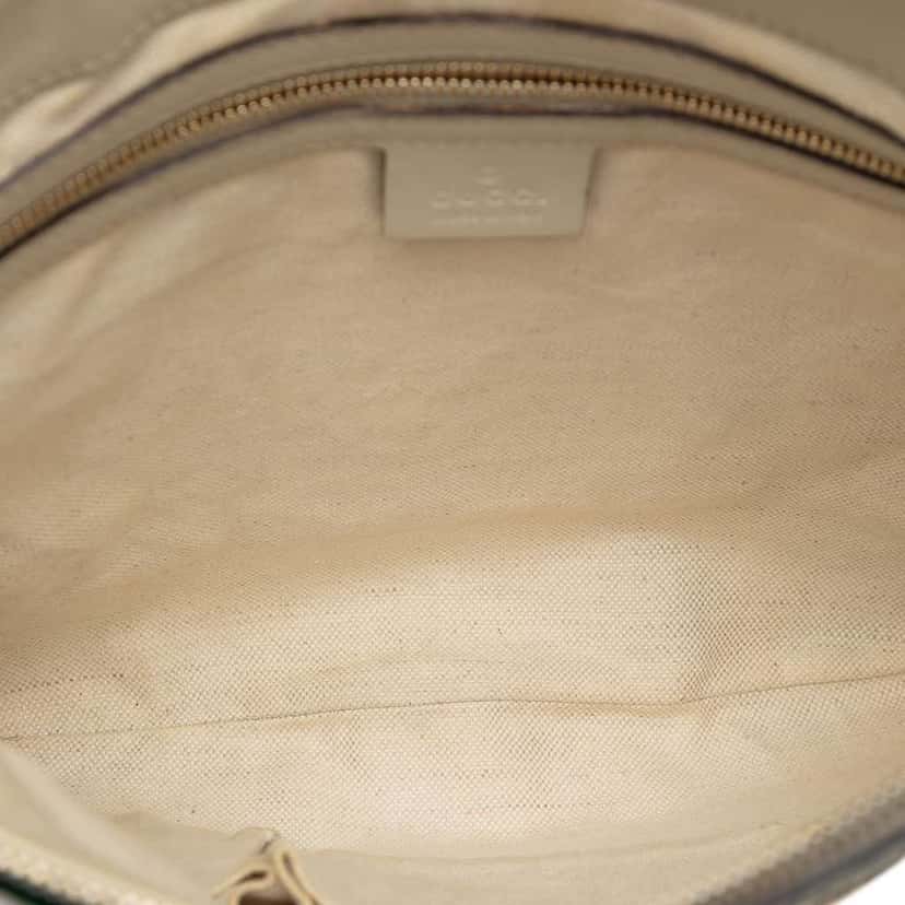 Gucci GG Canvas Web Mayfair Crossbody Beige Canvas Very good condition - Model View