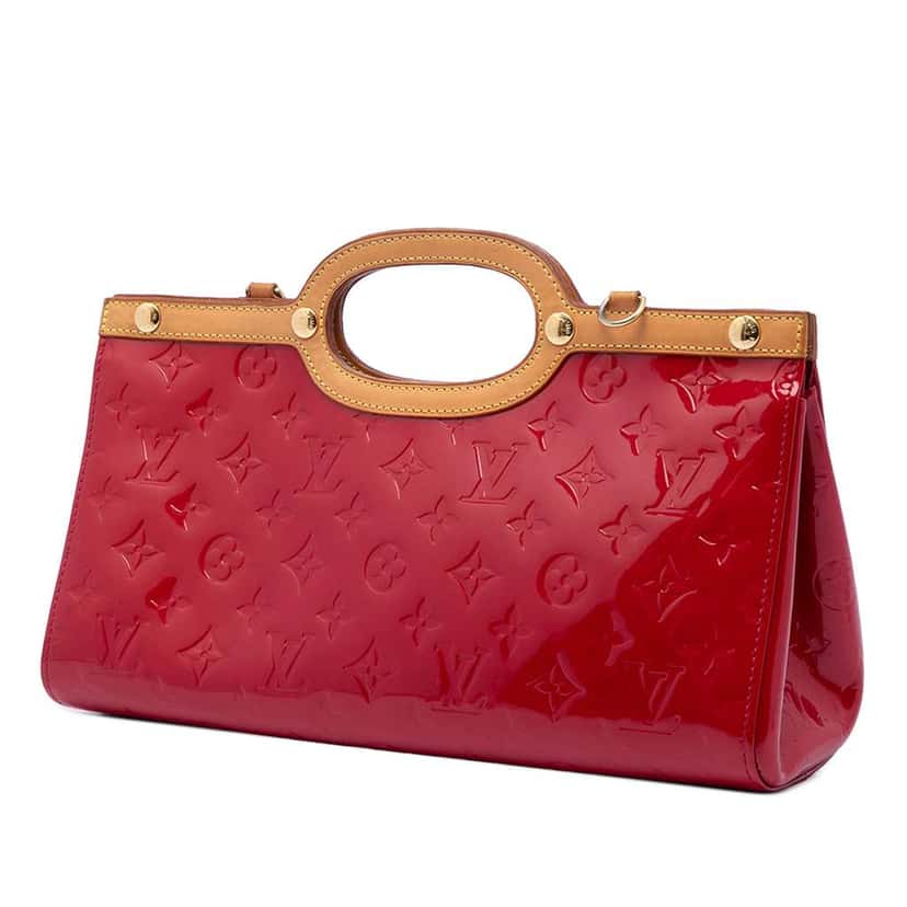 Louis Vuitton Monogram Vernis Roxbury Drive Red Leather Very good condition - Back View