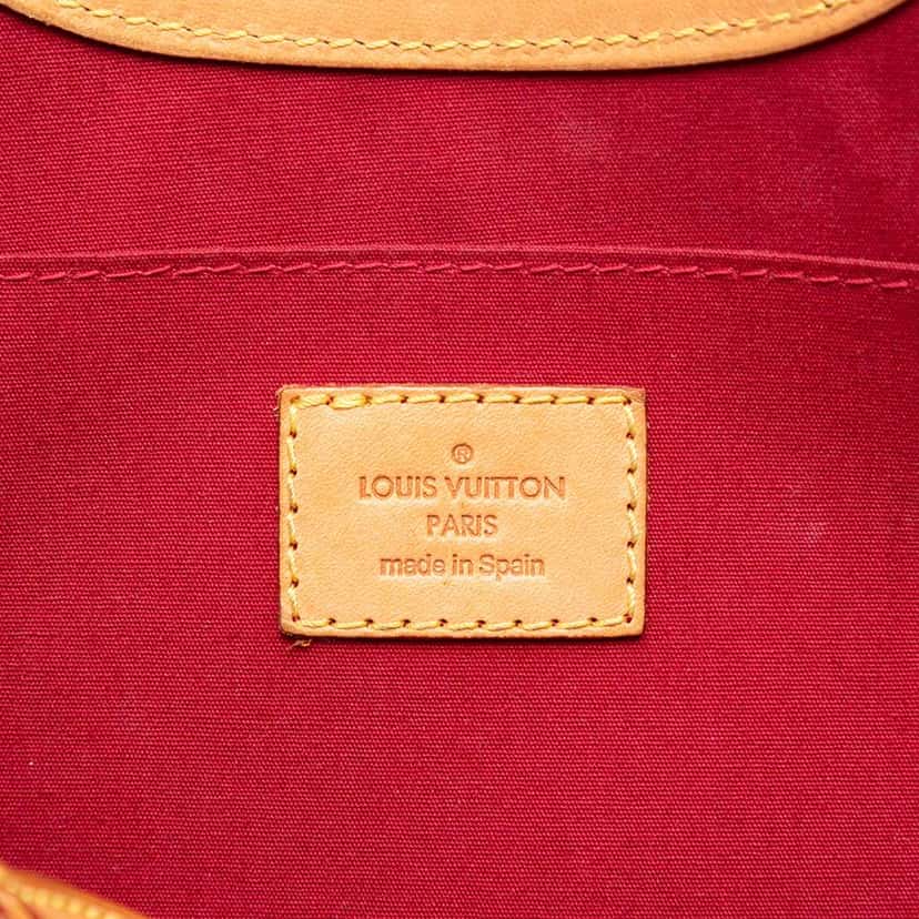 Louis Vuitton Monogram Vernis Roxbury Drive Red Leather Very good condition - Box View