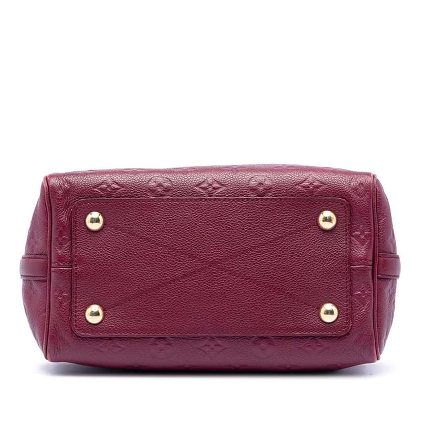 Louis Vuitton Monogram Empreinte Speedy Bandouliere 25 Red Leather Very good condition - Inside View