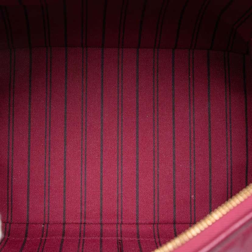 Louis Vuitton Monogram Empreinte Speedy Bandouliere 25 Red Leather Very good condition - Model View