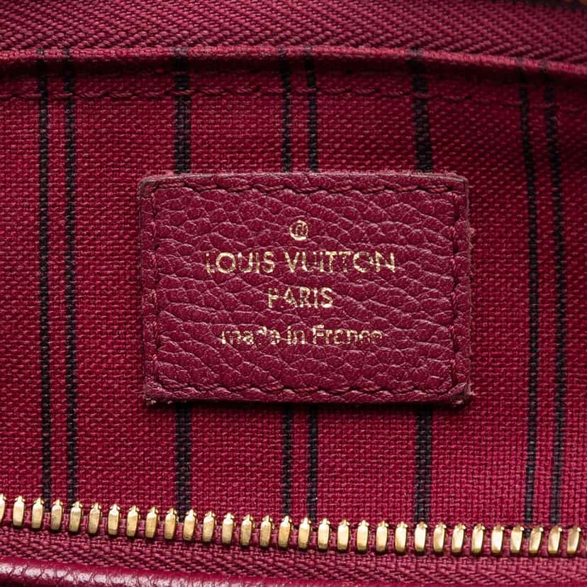 Louis Vuitton Monogram Empreinte Speedy Bandouliere 25 Red Leather Very good condition - Box View