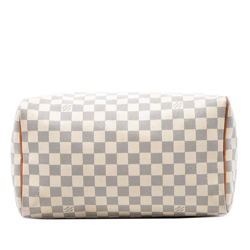 Louis Vuitton Damier Azur Speedy 30 White Very good condition - Inside View