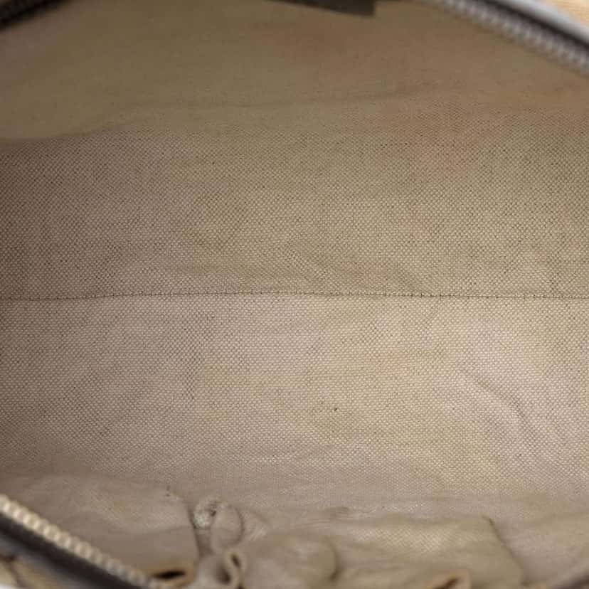 Gucci GG Canvas Web Mayfair Satchel Beige Very good condition - Model View