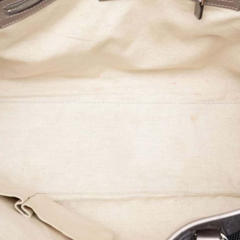 Gucci Large Metallic Guccissima Twins Tote Purple Leather Very good condition - Model View