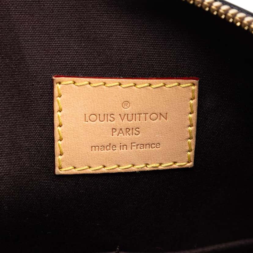 Louis Vuitton Monogram Vernis Alma GM Purple Leather Very good condition - Box View