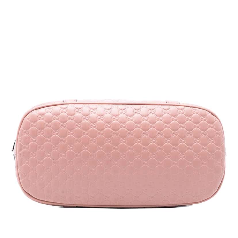 Gucci Mini Microguccissima Dome Satchel Pink Leather Very good condition - Inside View