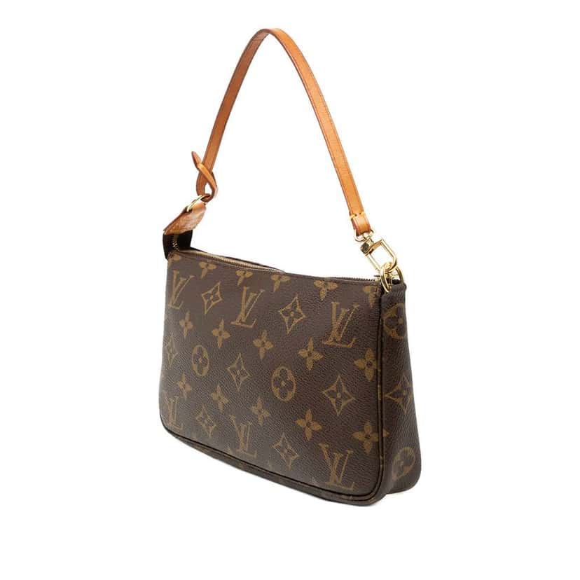 Louis Vuitton Monogram Pochette Accessoires Brown Very good condition - Back View