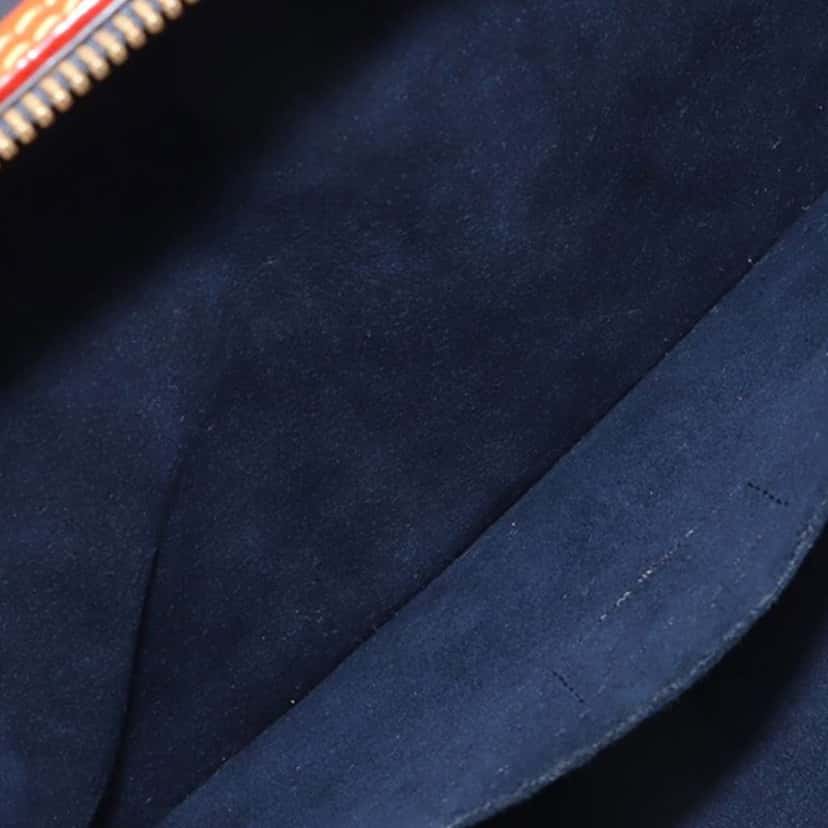 Louis Vuitton Monogram Reverse Valisette PM Blue Leather Very good condition - Model View