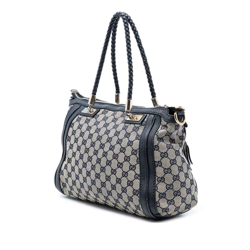 Gucci GG Canvas Bella Satchel Beige Canvas Very good condition - Back View