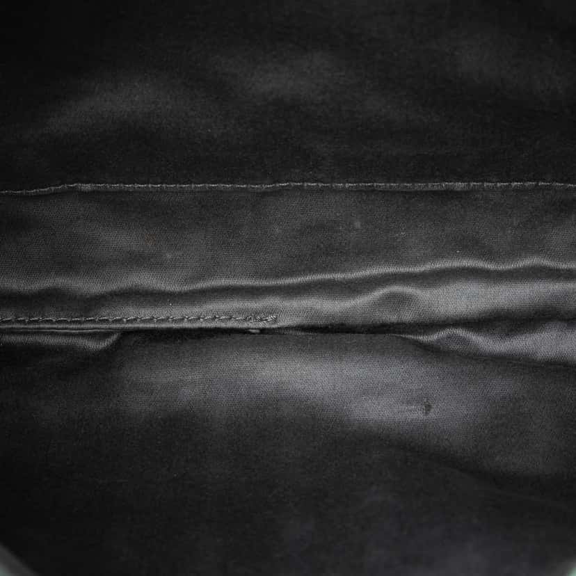 Miu Miu Matelasse Nappa Frame Clutch Green Leather Very good condition - Model View