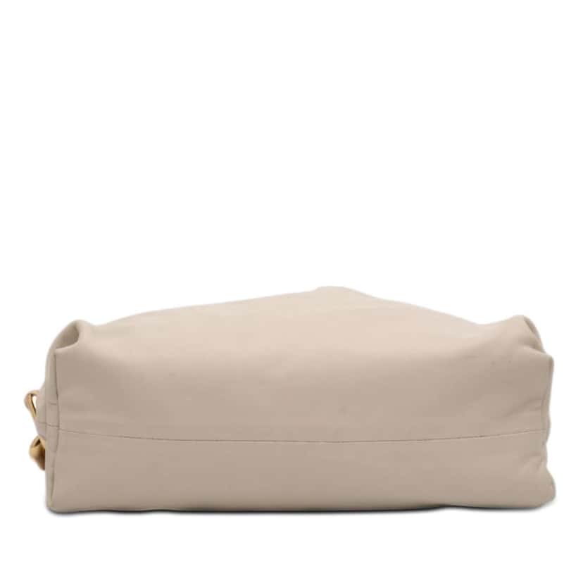 Bottega Veneta Lambskin Chain Pouch White Leather Very good condition - Inside View