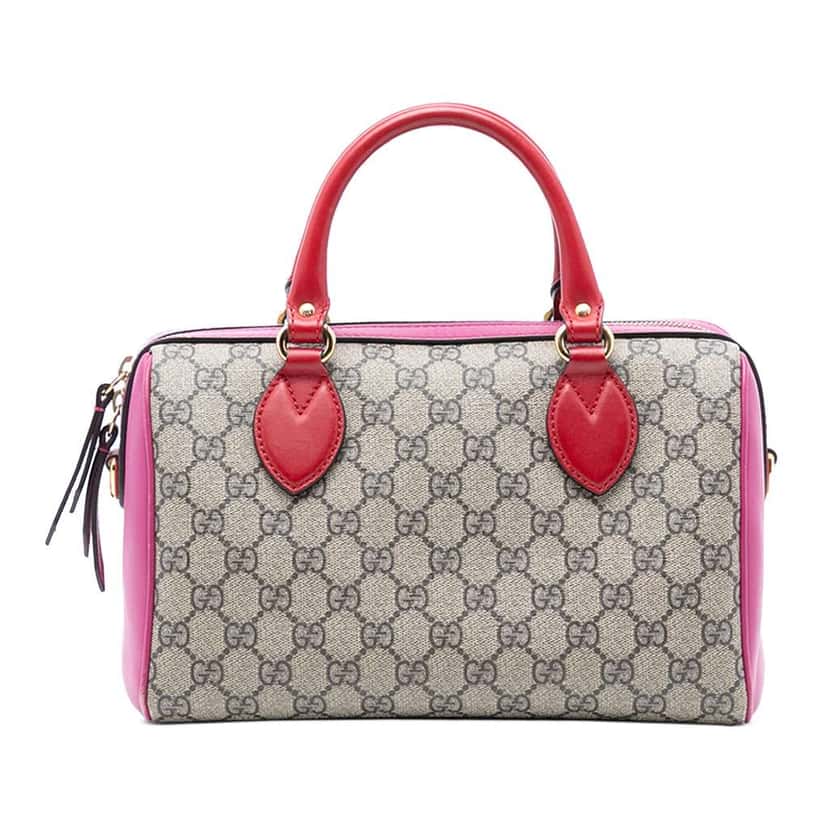 Gucci Small GG Supreme Satchel Beige Very good condition - Front View