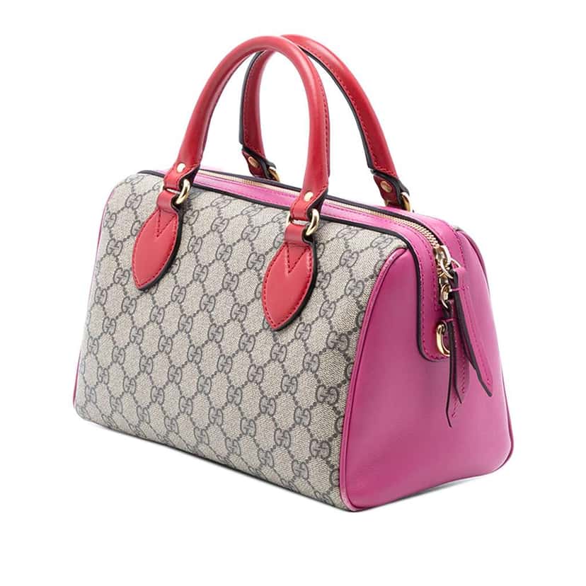 Gucci Small GG Supreme Satchel Beige Very good condition - Back View