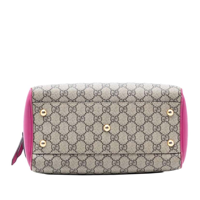 Gucci Small GG Supreme Satchel Beige Very good condition - Inside View