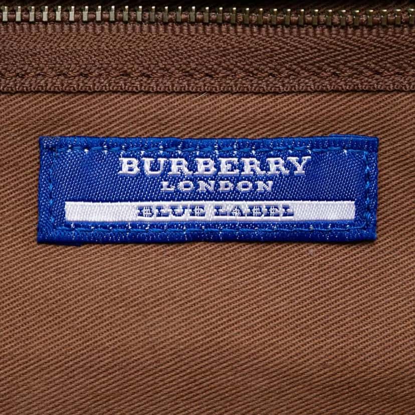 Burberry Nova Check Canvas Handbag Beige Canvas Very good condition - Box View