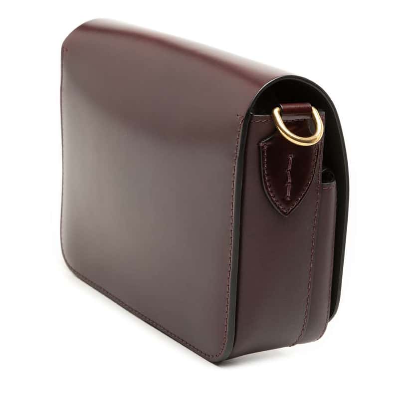 Burberry Leather Bridle Square Crossbody Red Leather Very good condition - Back View