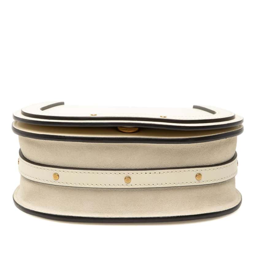 Chloé Small Leather Nile Bracelet Satchel White Leather Very good condition - Inside View