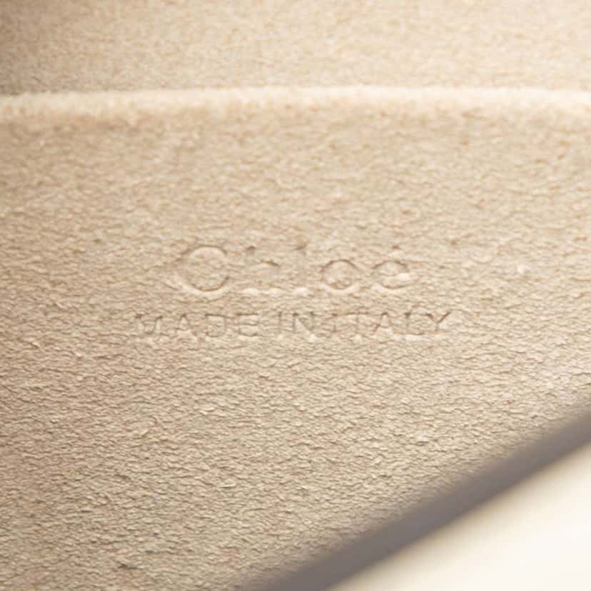 Chloé Small Leather Nile Bracelet Satchel White Leather Very good condition - Box View