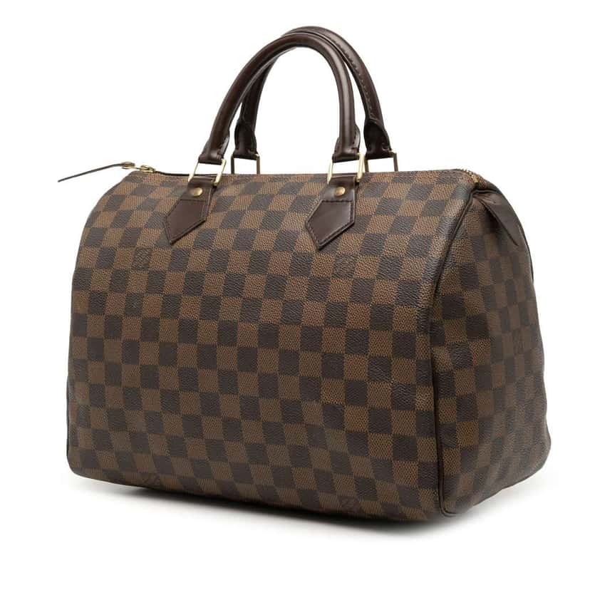 Louis Vuitton Damier Ebene Speedy 30 Brown Very good condition - Back View