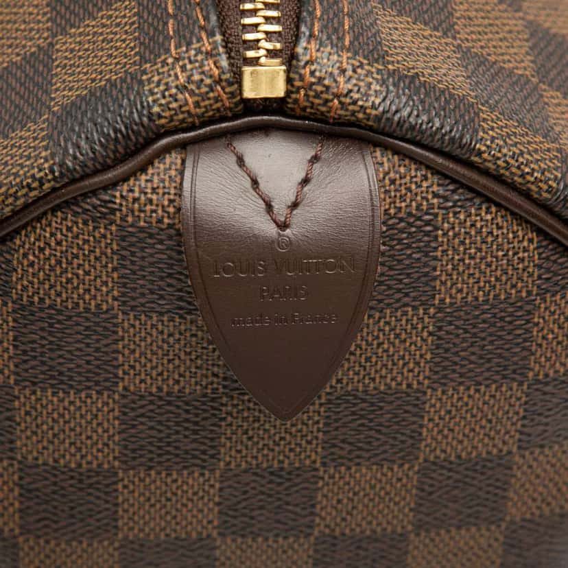 Louis Vuitton Damier Ebene Speedy 30 Brown Very good condition - Box View