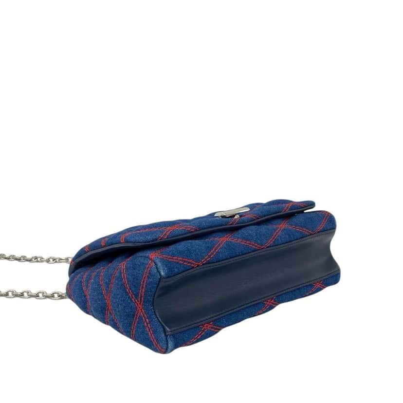 Louis Vuitton Malletage Denim GO 14 MM Blue Denim Very good condition - Box View