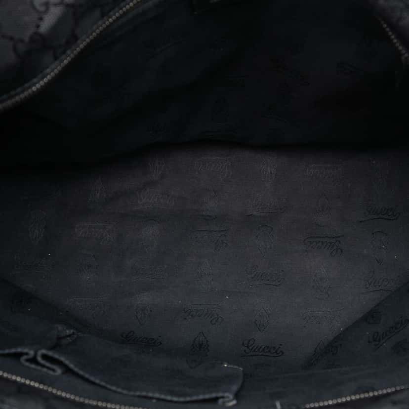 Gucci Medium GG Imprime Tote Black Canvas Very good condition - Model View