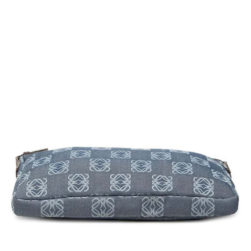 Loewe Anagram Denim Shoulder Bag Blue Denim Very good condition - Inside View