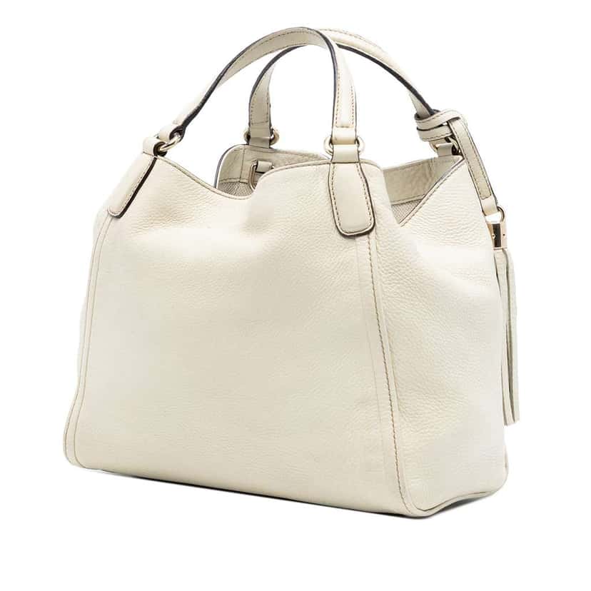 Gucci Small Leather Soho Satchel Brown Leather Very good condition - Back View