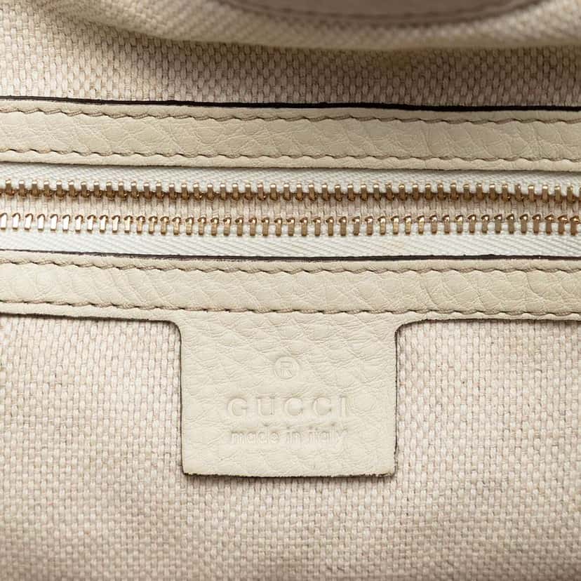 Gucci Small Leather Soho Satchel Brown Leather Very good condition - Box View