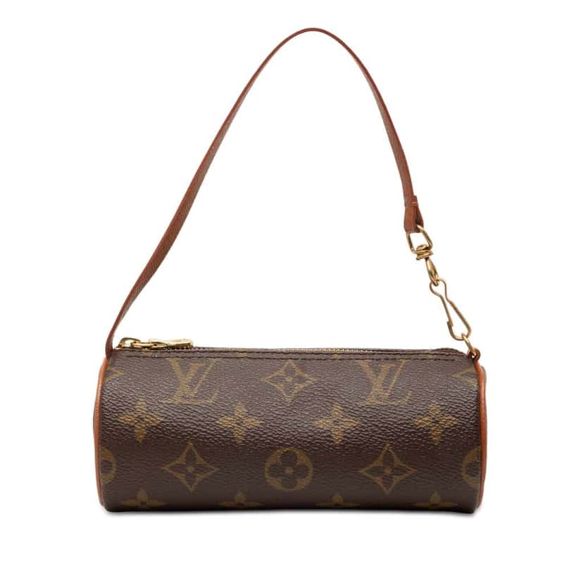 Louis Vuitton Monogram Papillon Pochette Brown Very good condition - Front View