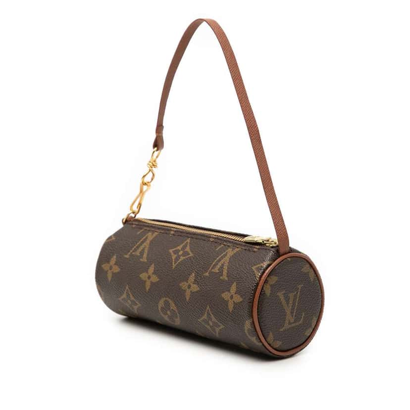 Louis Vuitton Monogram Papillon Pochette Brown Very good condition - Back View