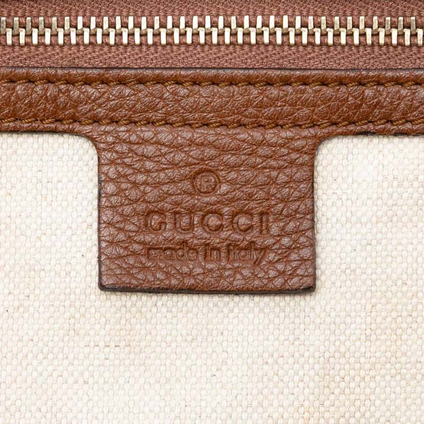 Gucci Medium GG Canvas Bella Tote Beige Canvas Very good condition - Box View