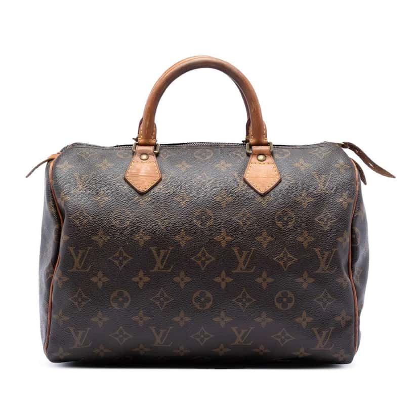 Louis Vuitton Monogram Speedy 30 Brown Very good condition - Front View