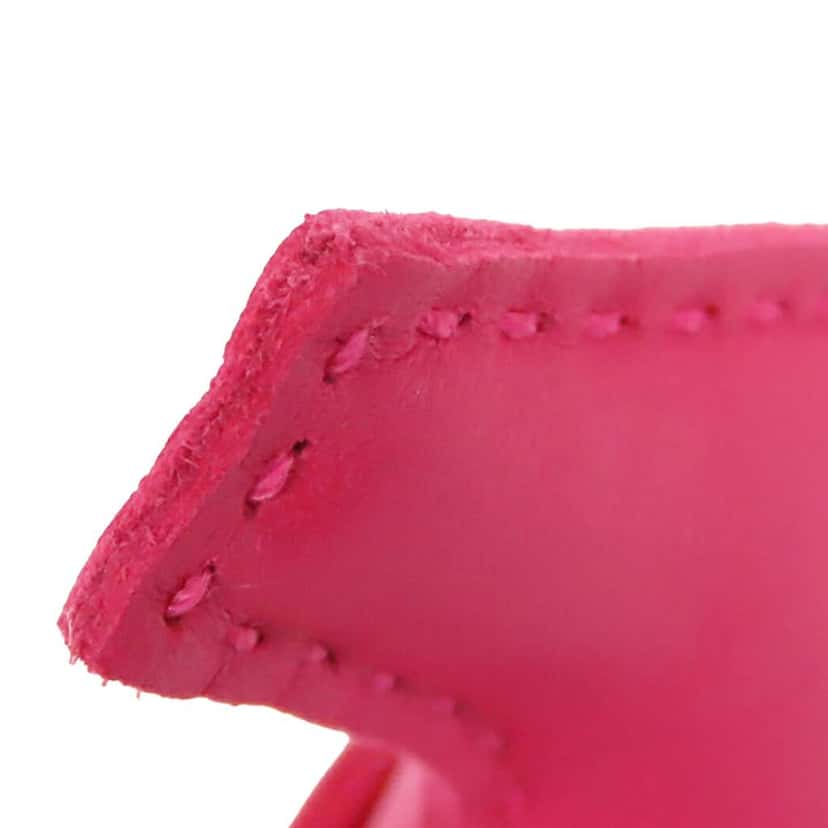 Hermès Milo Lambskin GriGri Rodeo Bag Charm PM Pink Leather Very good condition - Box View