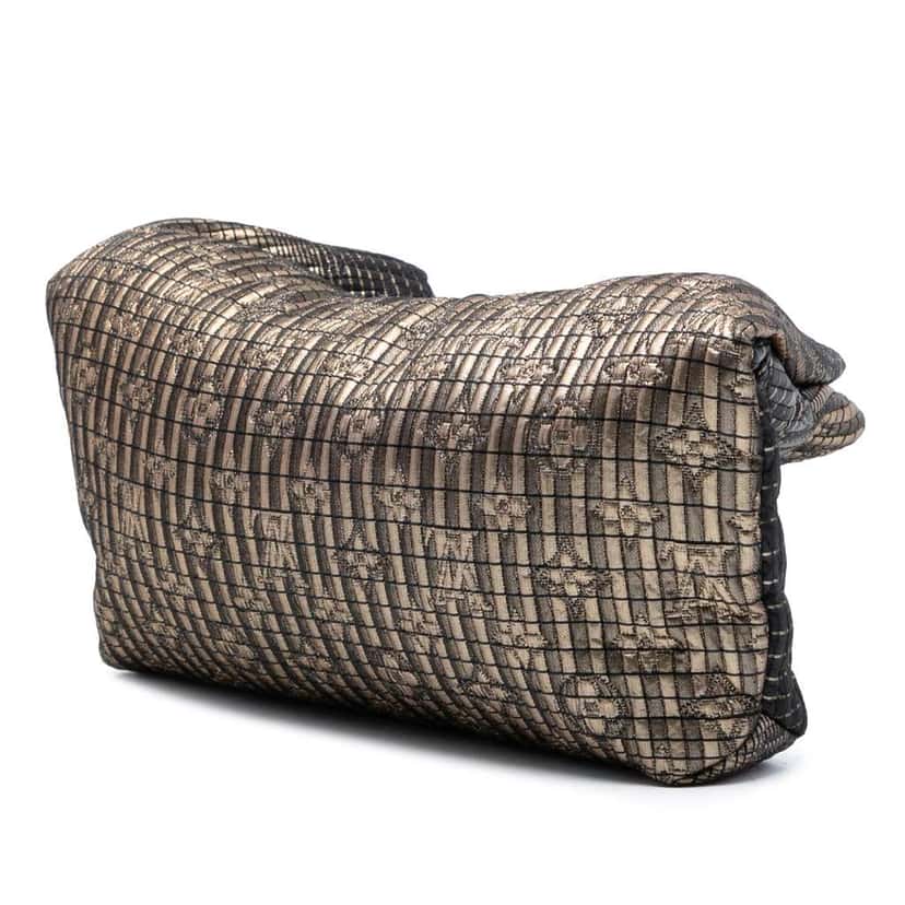 Louis Vuitton Monogram Jacquard Altair Clutch Black Jacquard Very good condition - Back View