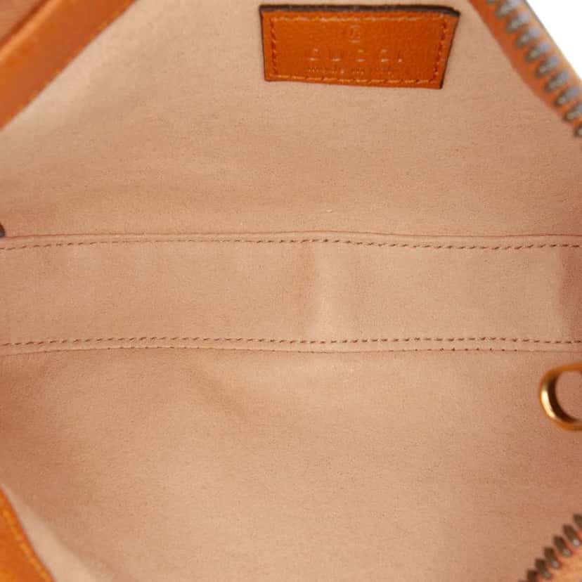 Gucci Mini Leather Aphrodite Shoulder Bag Brown Leather Very good condition - Model View