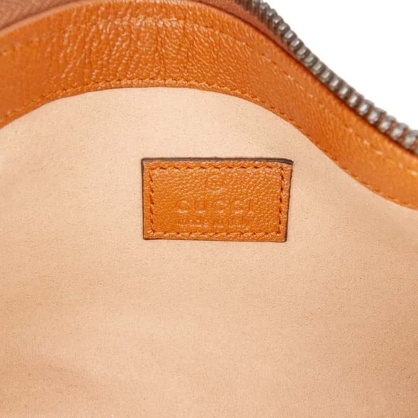 Gucci Mini Leather Aphrodite Shoulder Bag Brown Leather Very good condition - Box View