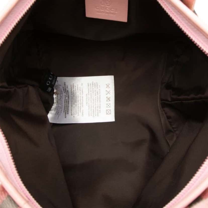 Gucci Childrens Mini GG Canvas Web Handbag Beige Canvas Very good condition - Model View