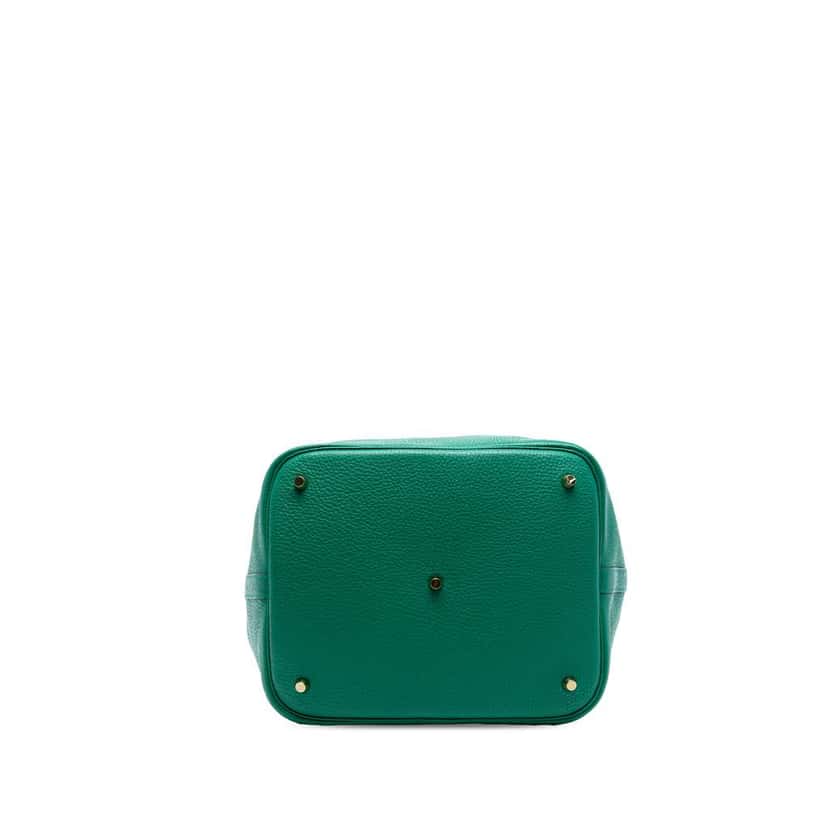 Hermès Clemence Picotin Lock 26 Green Leather Very good condition - Inside View