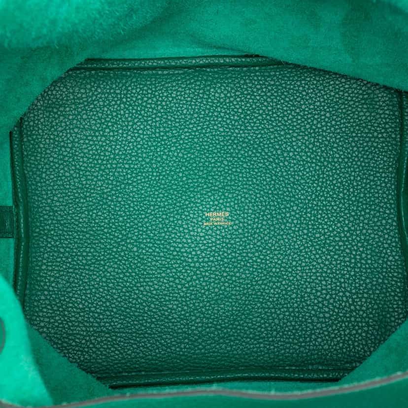Hermès Clemence Picotin Lock 26 Green Leather Very good condition - Model View