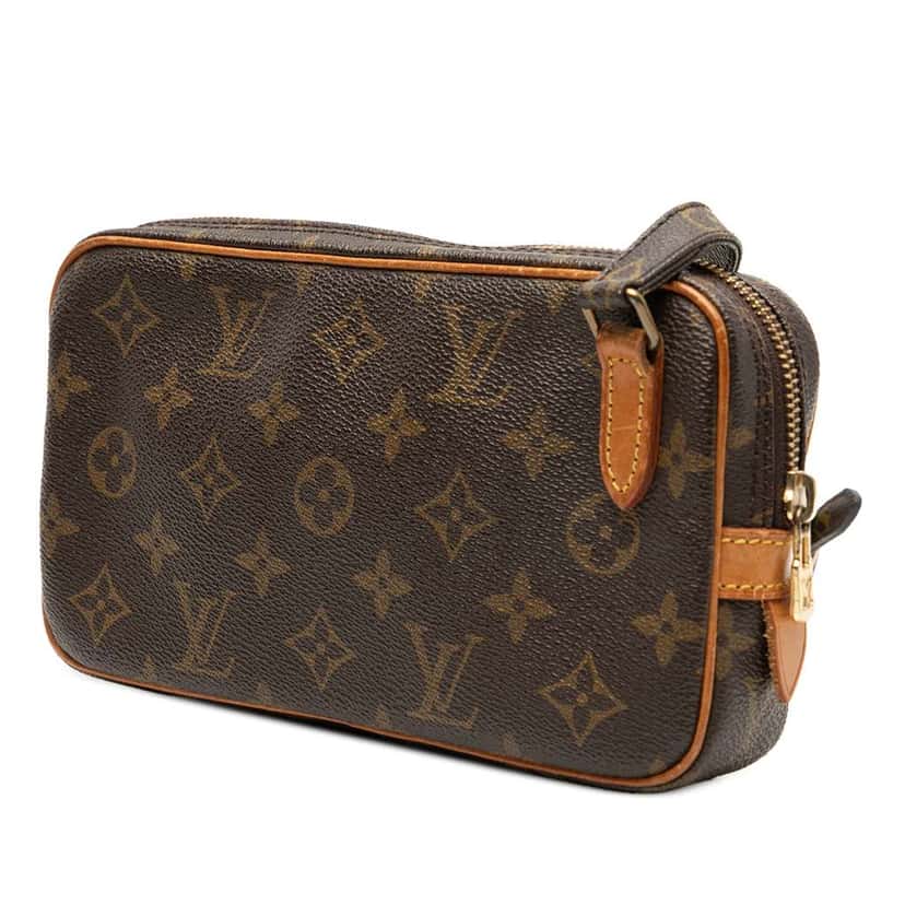 Louis Vuitton Monogram Pochette Marly Bandouliere Brown Very good condition - Back View