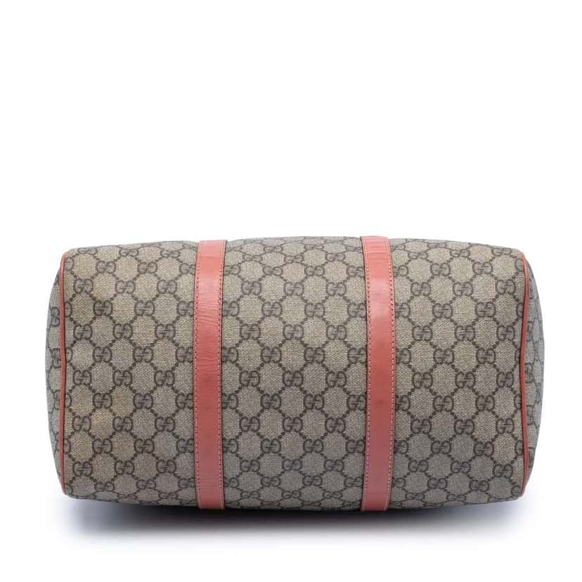 Gucci Medium GG Supreme Joy Boston Bag Beige Canvas Very good condition - Inside View