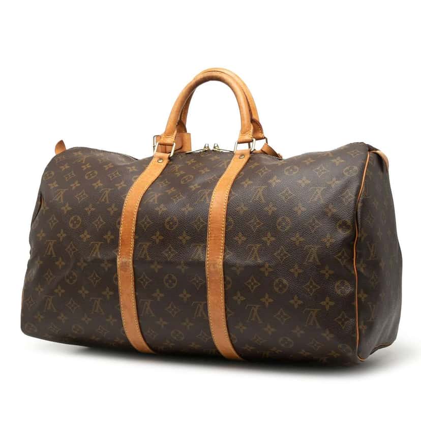 Louis Vuitton Monogram Keepall 50 Brown Very good condition - Back View