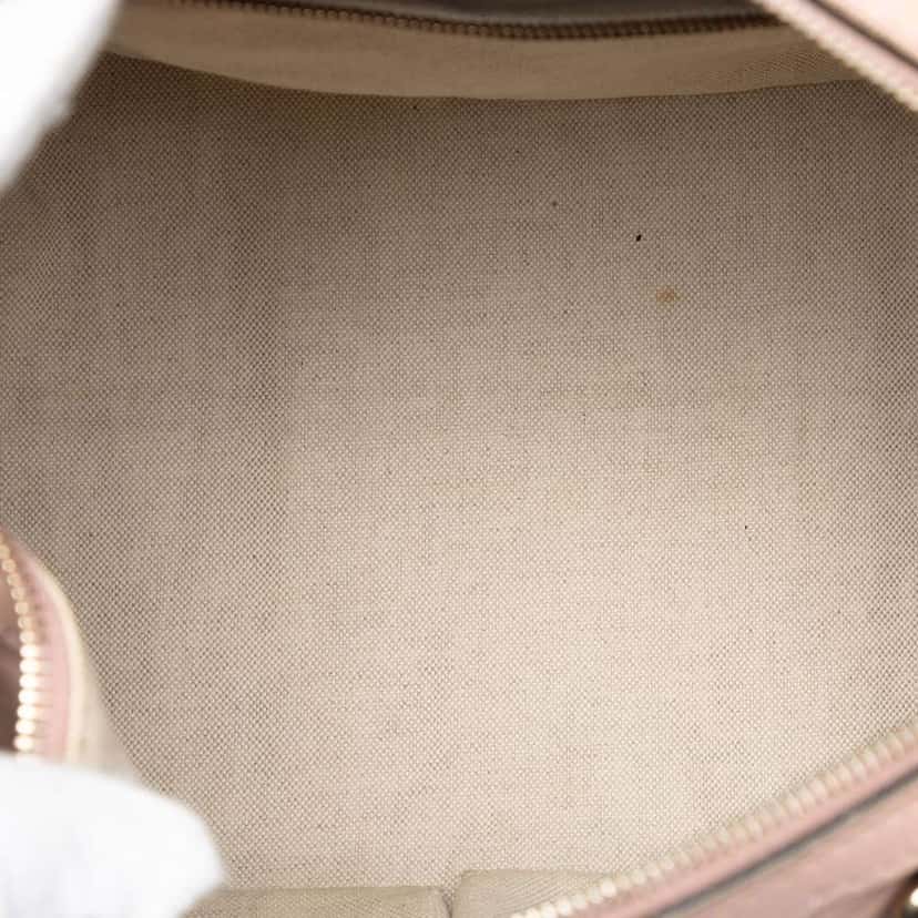 Gucci Medium Microguccissima Trimmed Calfskin Joy Boston Bag Pink Leather Very good condition - Model View