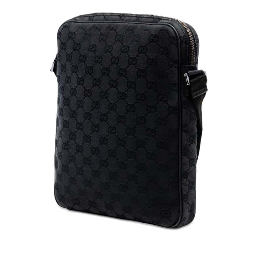 Gucci GG Canvas Crossbody Black Canvas Very good condition - Back View