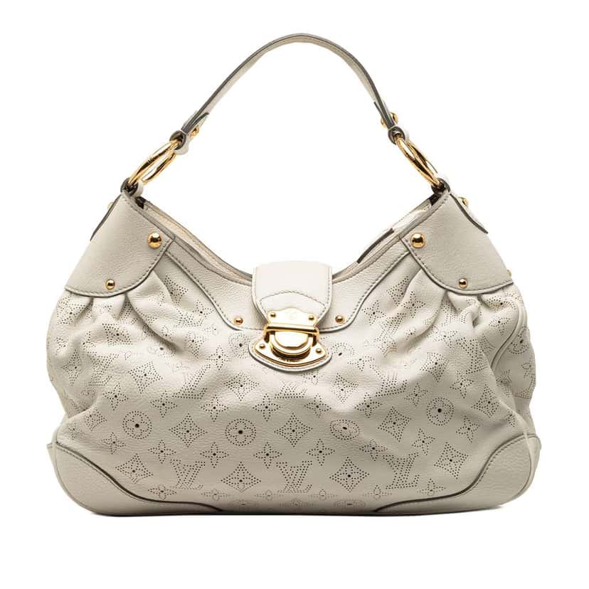 Louis Vuitton Monogram Mahina Solar PM White Leather Very good condition - Front View