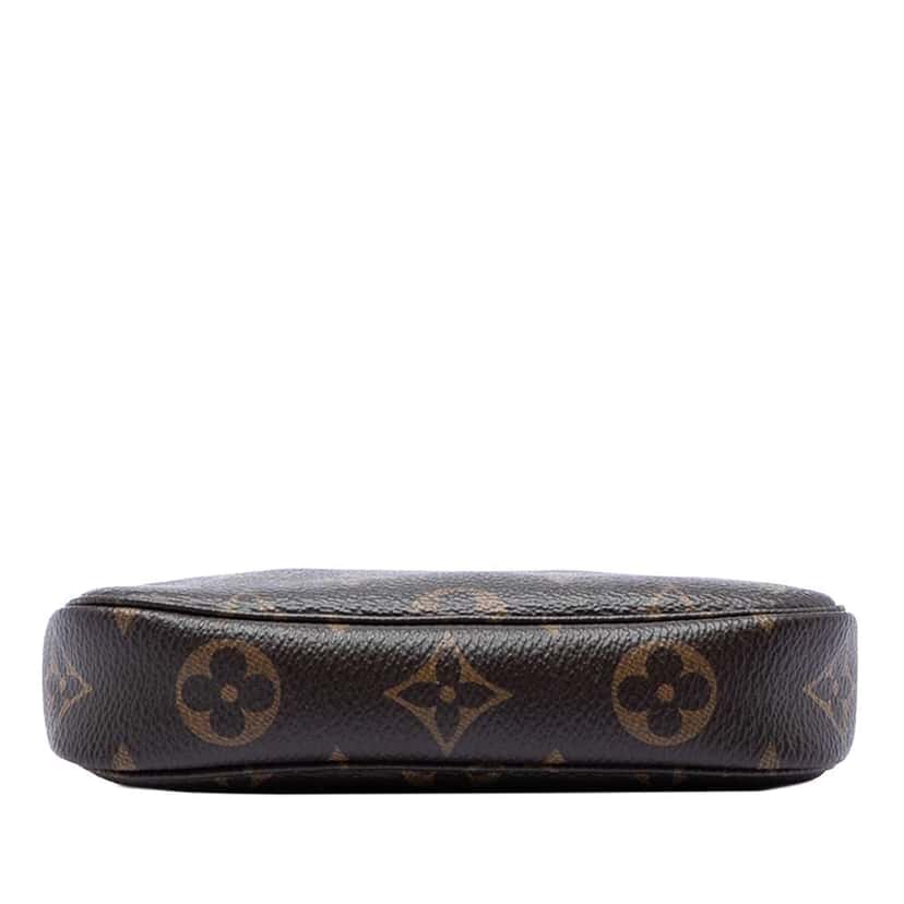 Louis Vuitton Monogram Mini Pochette Accessoires Brown Very good condition - Inside View